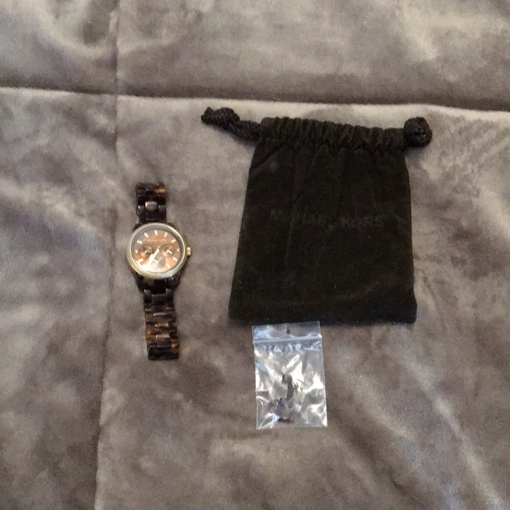 Michael Kors tortoise watch